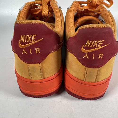 Nike AF-1 Youth 7Y White Varsity Red Orange - Picture 9 of 10