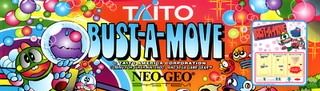 Bust A Move V2 Premium Arcade Marquee Insert Reproduction Header/Backlit Sign