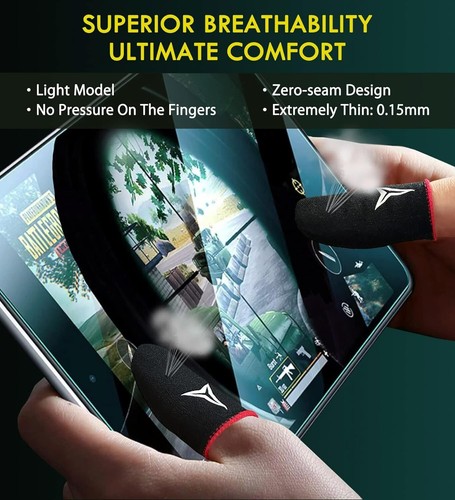 Finger Sleeves - 0.15mm Superconducting Nanofibers - Anti-Sweat - Touchscreen - Picture 7 of 11