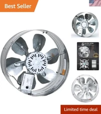 Compact 12T Gable Mount Attic Fan: Efficient Cooling and Easy Installation