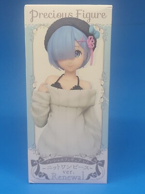 rem knit dress Re:Zero Precious Figure Ver ~Renewal~ (Taito) Kawaii Anime Figure Color_Grey