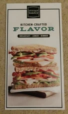 CORNER BAKERY Restaurant Menu 1.3, Breakfast, Lunch & Dinner, NEW