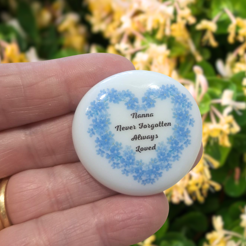 Bereavement Pocket Hug Pebble, Memorial Gift, Keepsake Memory Pebble Stone - Picture 13 of 40