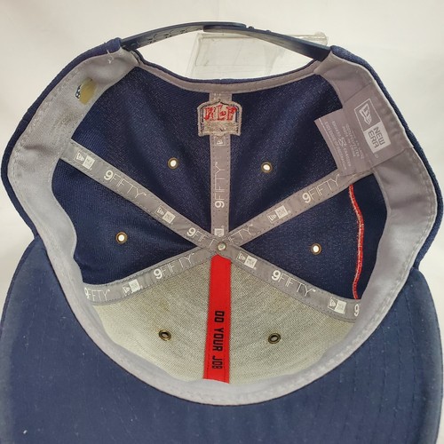 New England Patriots New Era Blue Hat Cap Foxborough 9Fifty Snapback Football - Picture 9 of 23