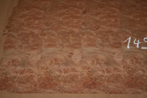 Rüster Veneer - Elm Veneer 260 Mm X 360 Mm - Elm Burl - 5 Sheets - Picture 2 of 3