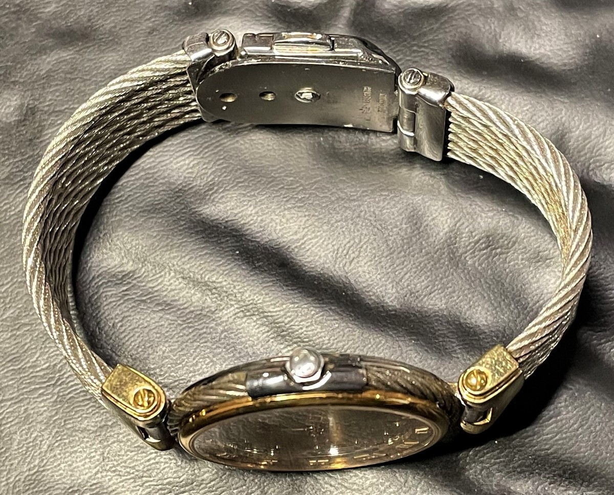 WOMAN'S PHILLIPE CHARRIOL 32mm STAINLESS STEEL CELTIC CABLE QUARTZ