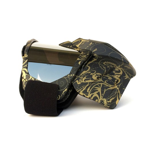 Modular Motorcycle Goggles Face Mask Motocross Off Road ATV Race Eyewear Glasses - Picture 6 of 28