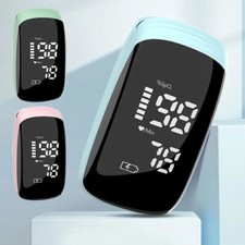 LED Digital Recharge Finger Pulse Oximeter SpO2 Blood Oxygen Saturation Monitor