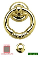 BATTENTE PER PORTA MARGHERITA CON BATTUTA Ø 120 mm COLORE CROMO NICHEL SATINATO