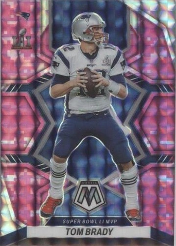 2022 Panini Mosaic Super Bowl MVPs Tom Brady #292 Camo Pink Mosaic Prizm PSA 9 - Picture 1 of 1