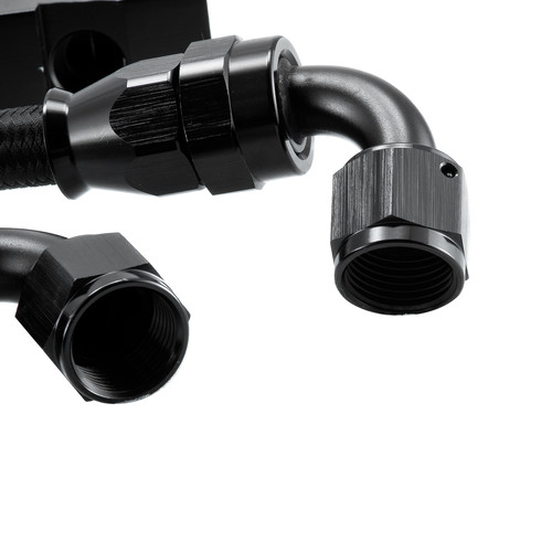 Aluminum 8AN Fuel Rails Kit w/ fittings For LS1 LS6 hose & GM Quick Connect - Foto 9 di 12
