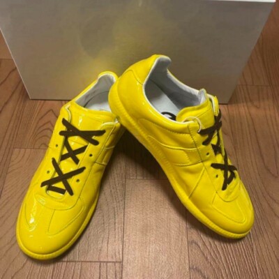 Maison Margielaジャーマンスニーカー S58WS0109　24cm Maison Margiela S58WS0109 German Trainer Sneakers Shoes 37 Yellow