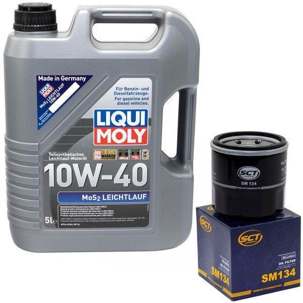 MotoröL Set 10W-40 5 Liter + ÖLfilter FüR Infiniti Nissan Juke Renault Subaru-image