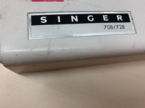 Singer Sewing Machine Stitch Pattern Cams & Singer 708/728 Box + Feet + Cover