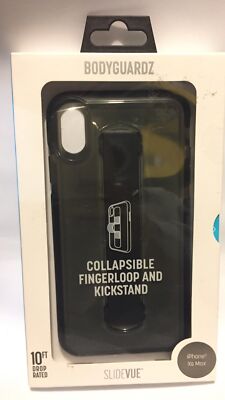 Bodyguardz Iphone Xs Max Case with Fingerloop and Kickstand
