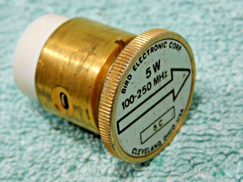 NICE 🔥Bird 43 Wattmeter Element / slug - 5C - 100-250 MHz, 5 Watts - Zdjęcie 8 z 10