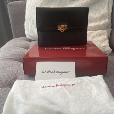 Vintage Salvatore Ferragamo Clutch Authentic Calfskin | eBay Vintage Salvatore Ferragamo Clutch Authentic Calfskin | eBay