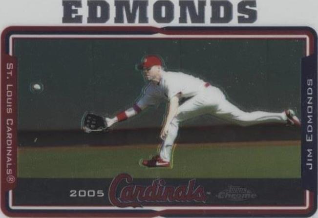 2005 Topps Chrome - Jim Edmonds #17 - 1 of 1