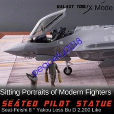 Galaxy 1/48 F-35A/B/C Resin Seated Pilot Figure & Ejection Seat for Tamiya Model