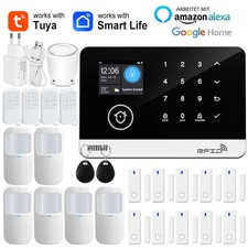 Tuya Smart WiFi GSM Home Security Alarm System Wireless House Burglar Anti Theft