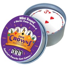 Five Crowns Mini Round Card Game 2.1 inches x...