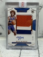 2021 National Treasures Miles McBride  RPA Rookie Patch Auto /49 