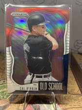 2021 Panini Prizm - Old School Cal Ripken #OS-9 Red White & Blue Prizm