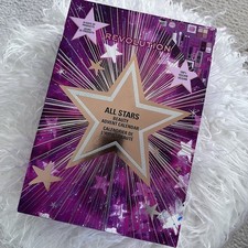 Revolution Makeup Advent Calendar 2025, 24-Piece Beauty Gift Set for Lips, Ey...