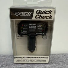 Rally Quick Check  Battery And Alternator Voltage Indicator 12V Tester New