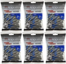 Pride PTS 65-Count Titanium Strength Golf Tees, ProLength Plus 3 ¼" (6-Pack)
