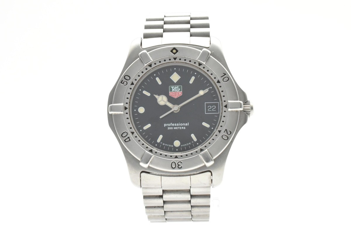 TAG Heuer 2000 Men's Black Watch - 962.006R for sale online | eBay