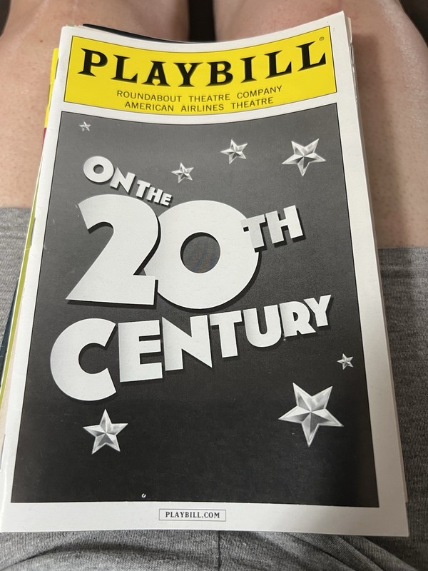 PLAYBILL On the 20th Century Kristen CHenoweth,Peter Gallagher