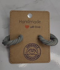Gray Rings Handmade Fun Artsy Clay Earrings Made In USA
