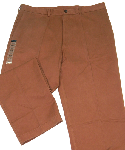 Men's Chino Pants NEW Haggar Autumn Twill Classic Tag 40x32 measured size 38x31 - Picture 2 of 5