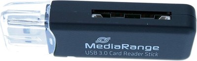 MediaRange MRCS507 USB 3.0 Card Reader Stick Black