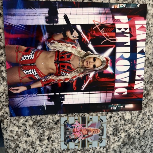 Karmen Petrovic Signed 8x10 Photo And Signed Card Autographed NXT