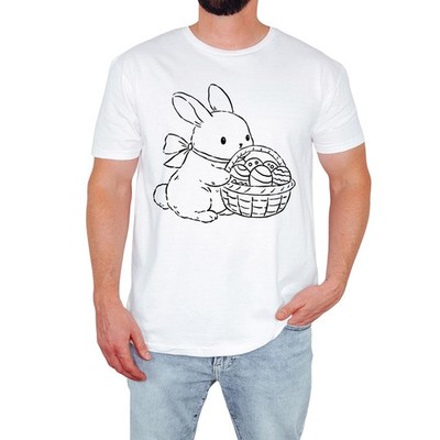 Süßer Hase Herren T-Shirt Ostern Hase Eier lustig Cartoon Tierliebhaber Geschenk