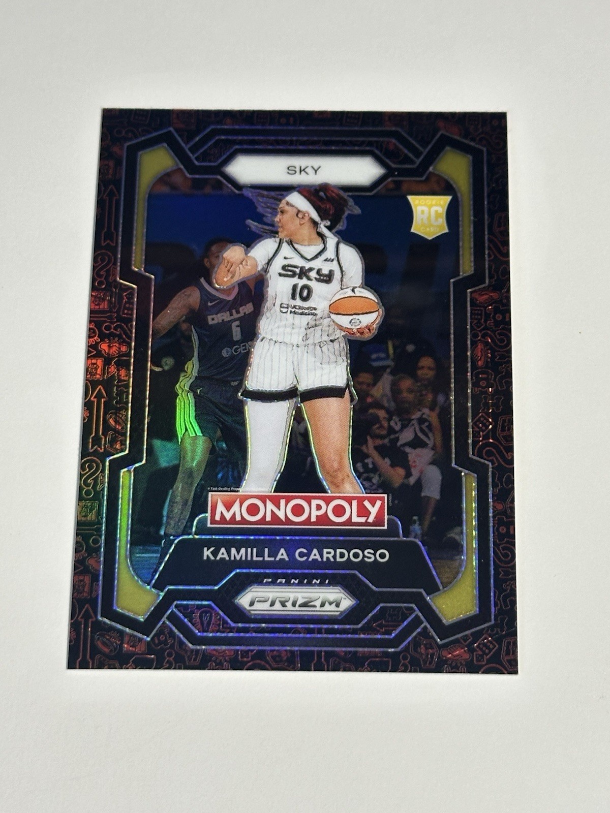 2024 Panini Prizm Monopoly WNBA Kamilla Cardoso Red Classic Icons #2