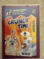 2025 Panini Donruss WNBA - Crunch Time Breanna Stewart #3 Press Proof Purple