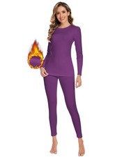 Women Thermal Underwear Set,Long Johns for Women Base Layer with Fleece Lined...
