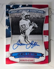 2016 Rookies & Stars JAMES LOFTON #/25 Auto Great American🔥Green Bay Packers