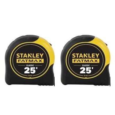 Stanley FMHT74038 FatMax 25 Foot Tape Measure 2 Pack (33-725)