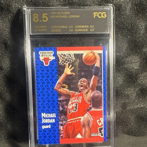 1991-92 Fleer Michael Jordan #29 Bulls FCG 8.5