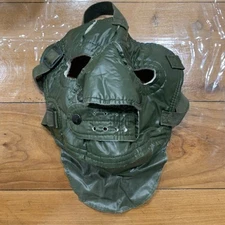 Vintage USGI Military Extreme Cold Weather Insulated Face Mask OD Green