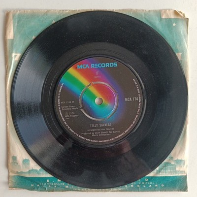 7'' Single - Telly Savalas: If - Against The World - 1974 UK MCA Records 174