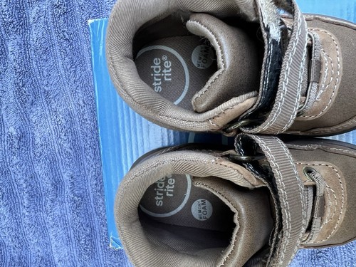 Stride Rite srt ryker greige Toddler Shoes Size 5.5w - Picture 8 of 10