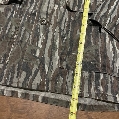 Vintage Spartan Realtree Camo Button-Up Jagd Hemd Jacke Made In USA Größe M - Bild 5 von 6