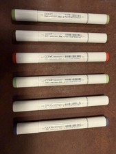 6x Copic Sketch Markers, NEW, Assorted Colors, Free Shipping