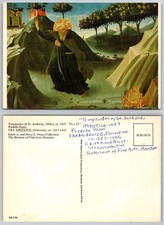Fra Angelico St. Anthony Abbot Postcard Museum of Fine Arts Houston