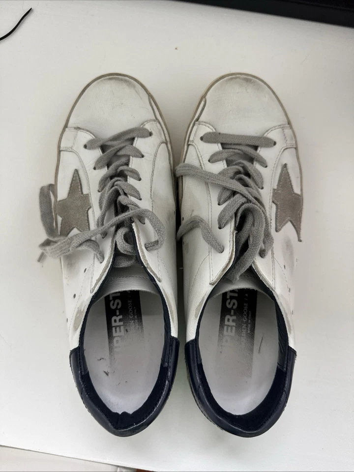 Golden Goose Super-Star With Black Heel Tab For Women Size 38 (US 8) - Image 2 of 4
